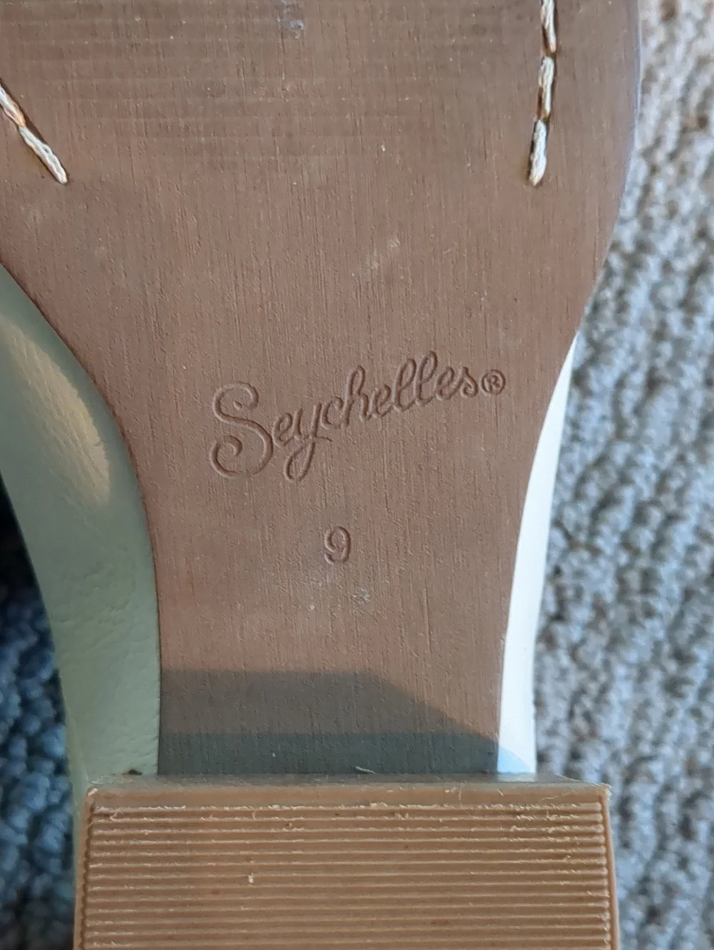 Seychelles Of Los Angeles Cream Leather Boots
